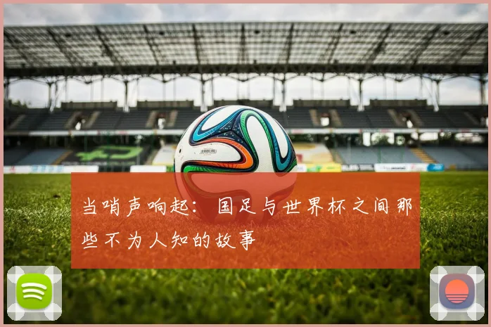 当哨声响起：国足与世界杯之间那些不为人知的故事
